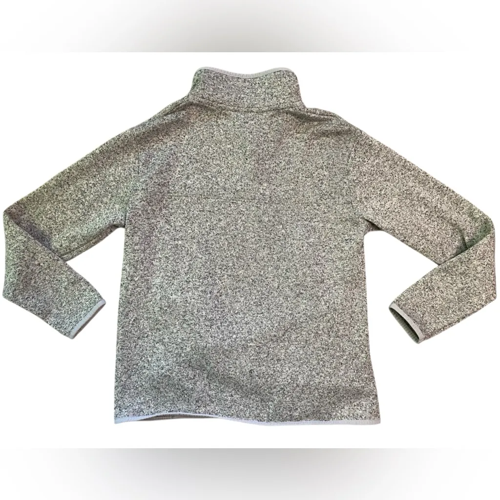 Eddie Bauer Heather Grey Quarter Snap Pullover - Image 5