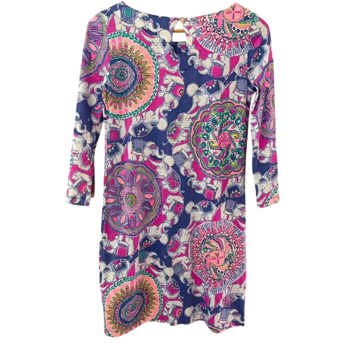 Lilly Pulitzer Bay Dress‎ Multicolor in Play That Trunky Music Size XS - Image 4