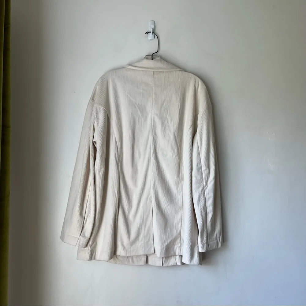 Amber Off White Corduroy Oversized Blazer XS/S - Image 7