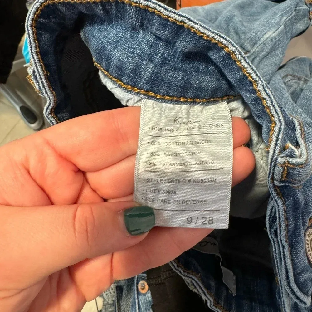 Kancan blue‎ stretch denim jeans Blue Size 28 - Image 5