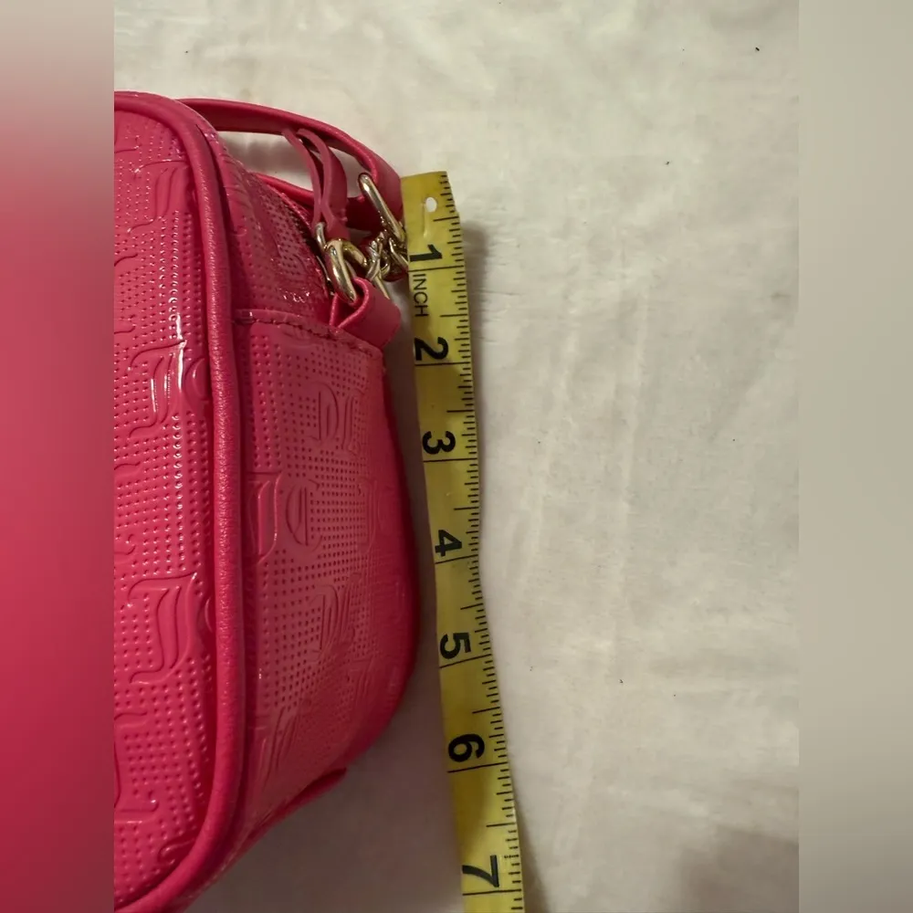 Juicy Couture Juicy Pink Emboss Bestsellers Chain Up Camera Crossbody Bag$79 - Image 11