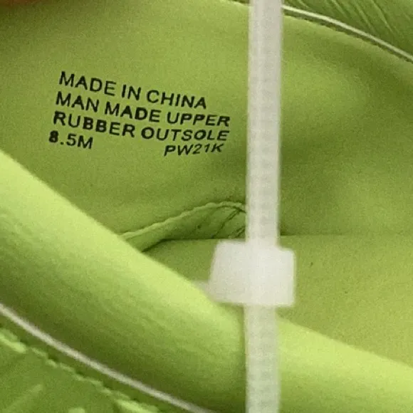 MICHAEL MICHAEL KORS Gideon Logo Embossed Slide Sandal, Limeade, Size 8.5, NWT - Image 7