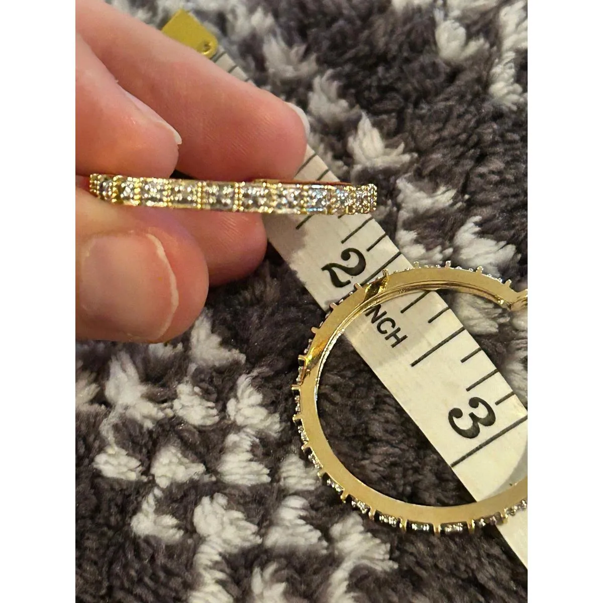 925 sterling silver hoop earrings gold wash - Image 6