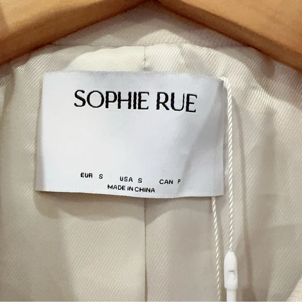 Sophie Rue Abigail Jacket Sand Beige NWT Size S - Image 4
