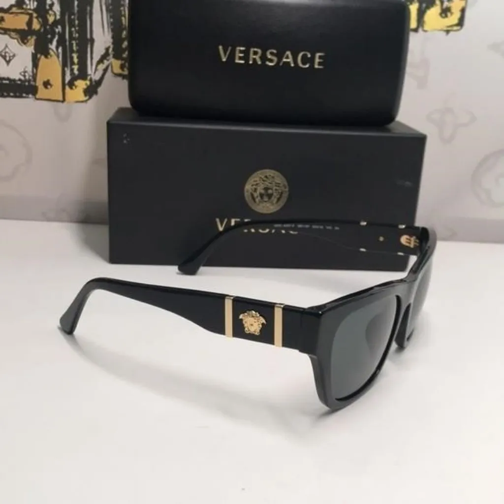 Versace VE4457 Black Designer Sunglasses – Brand New - Image 10