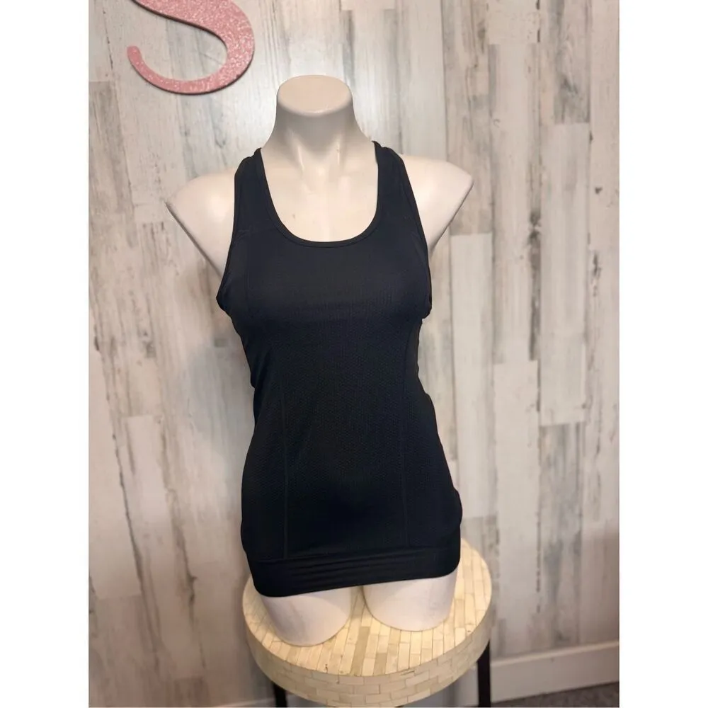 Aspire black tank top with built in sports bra size XSMALL Black - Image 2