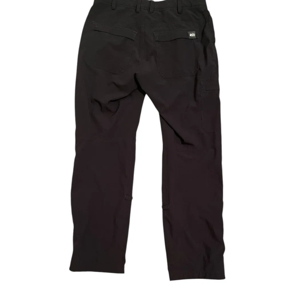 REI Co-op Black Kornati Roll Up Pants Size 8P - Image 3