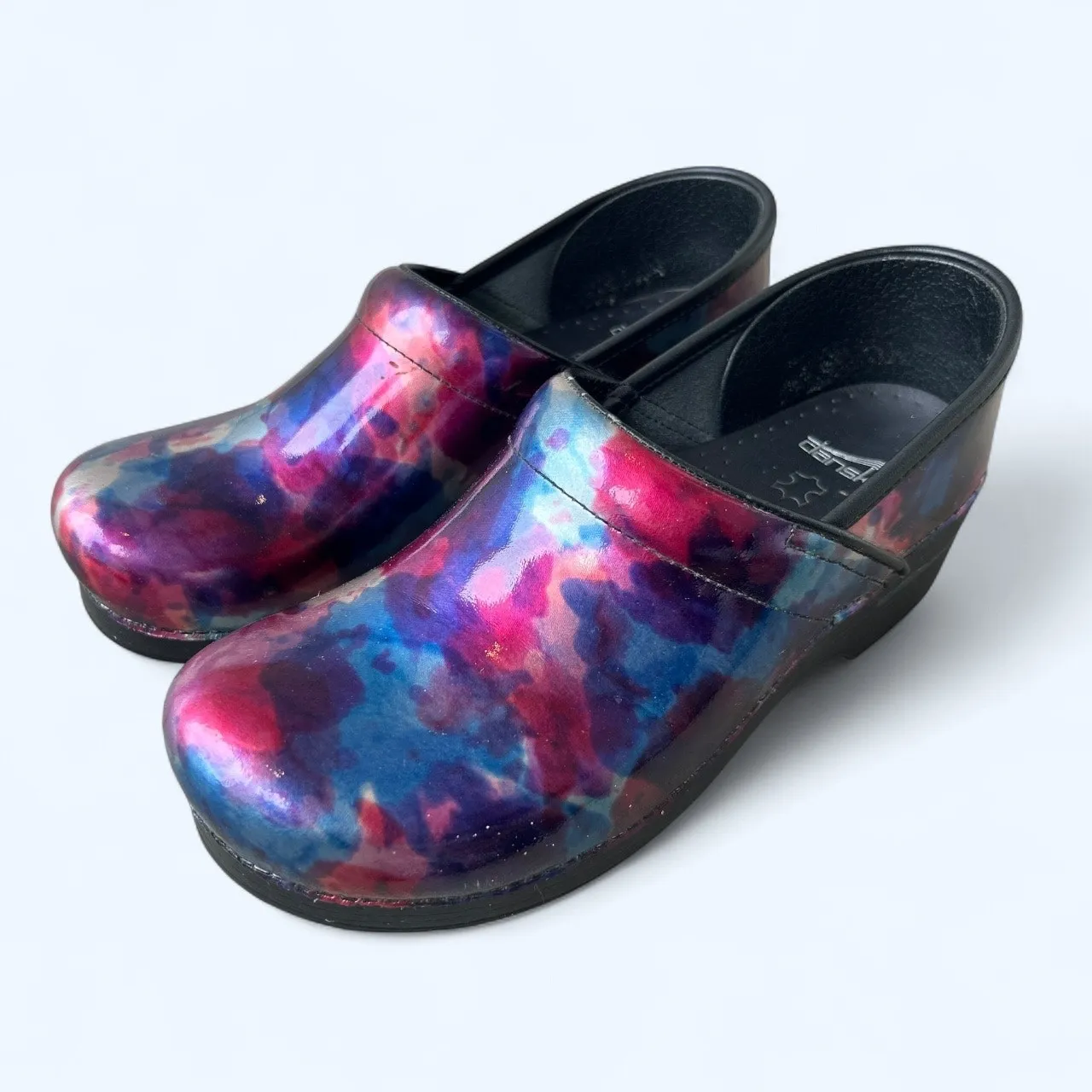 Dansko Professional Clogs Watercolor Patent Leather Size 41 EU (US 10.5–11) - Image 2