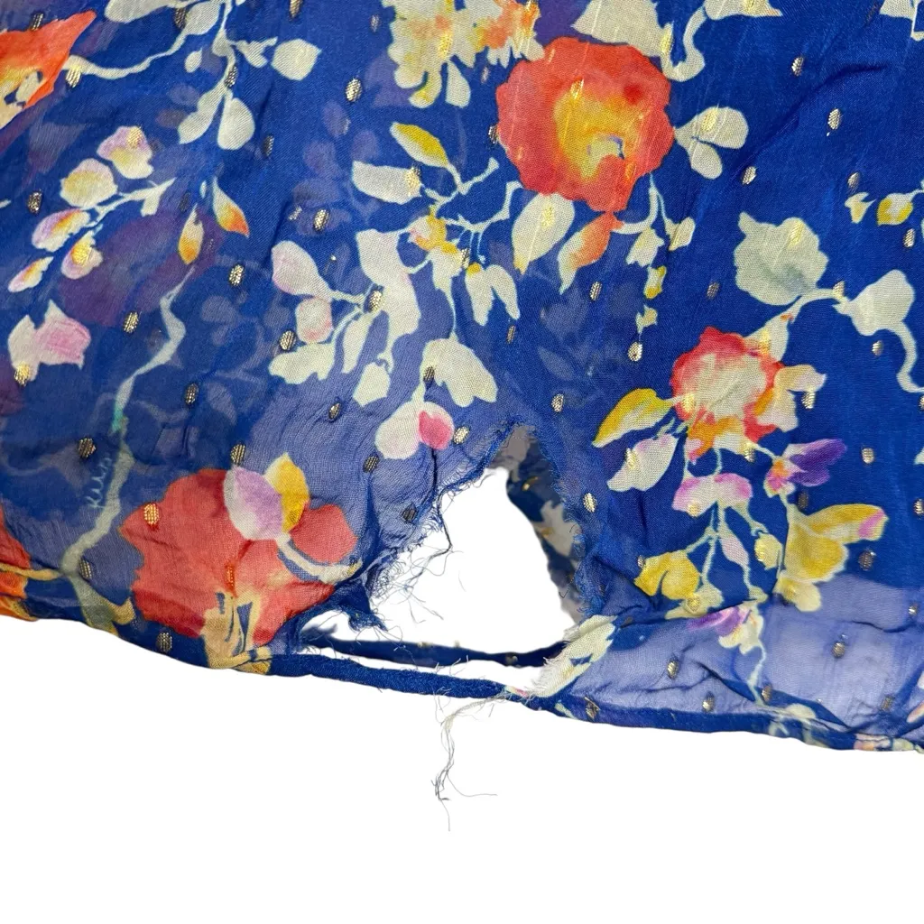 Rixo Charlotte Dress Blue - Image 8