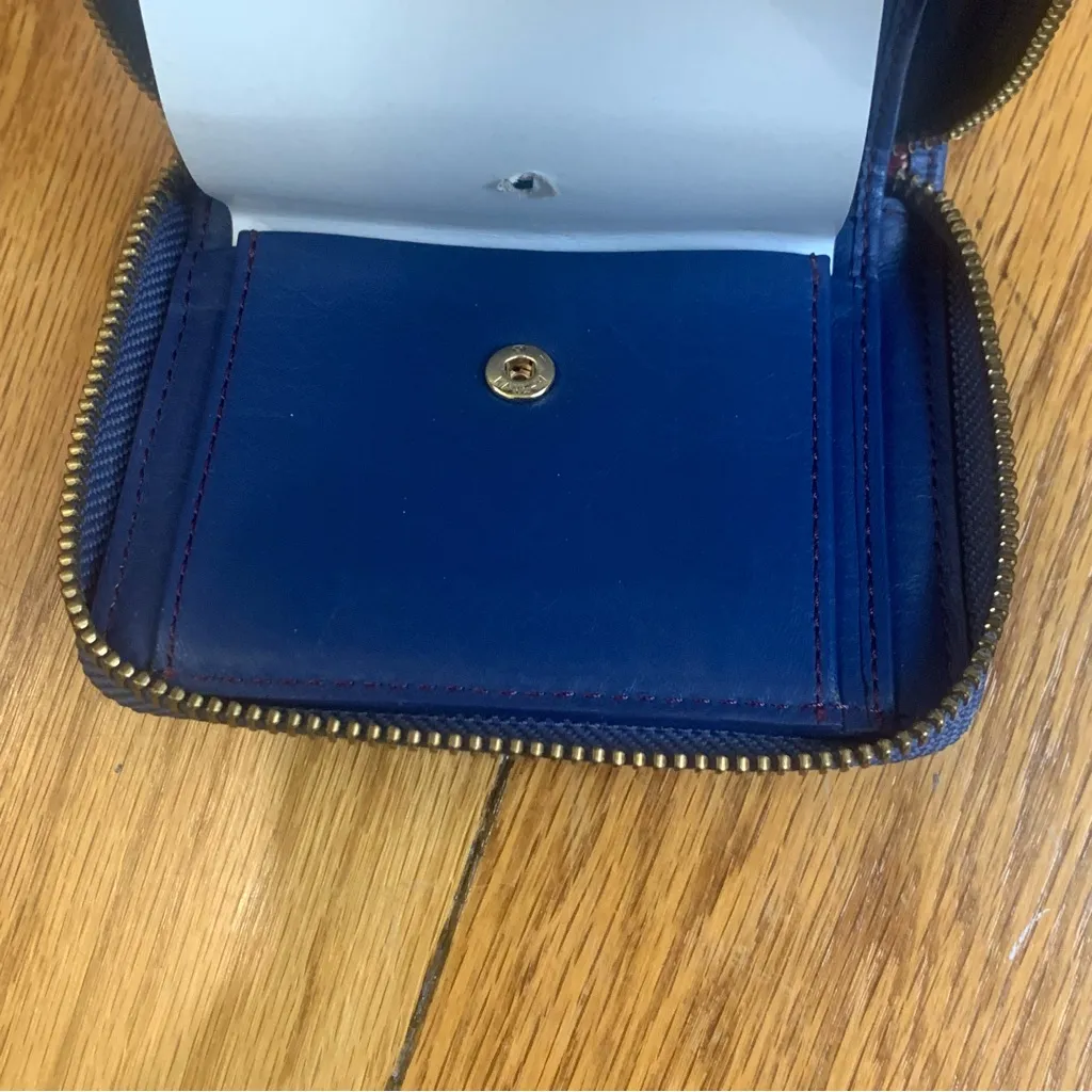 Juicy Couture Pam Gela Scottie Dog Zip Around Velour Wallet Maroon New With Tags - Image 6