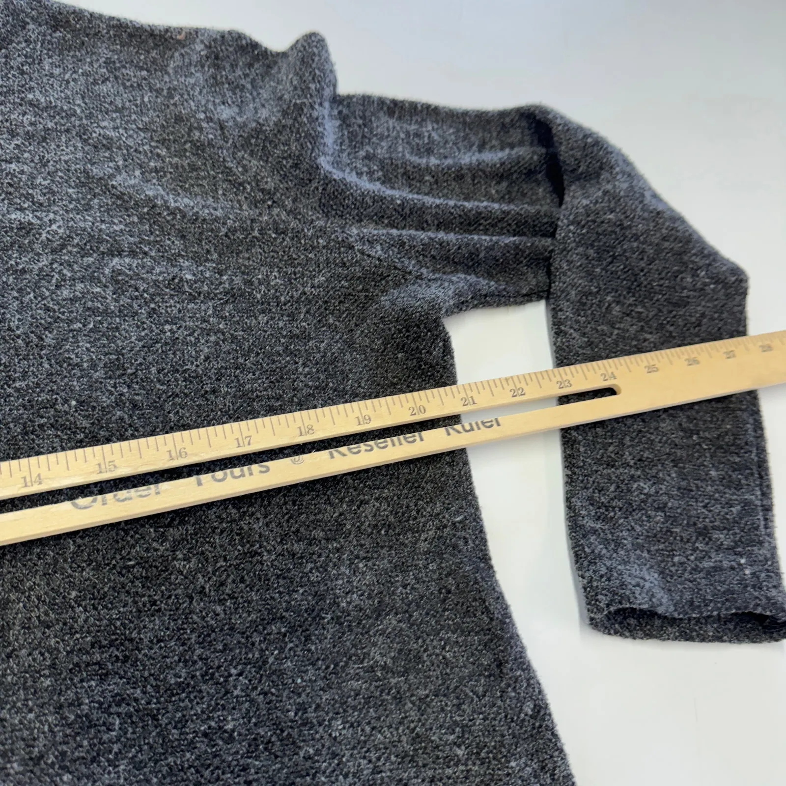 Rachel Roy Sweater Womens Medium Grey Asymmetrical‎ Zip Knit Gray - Image 9