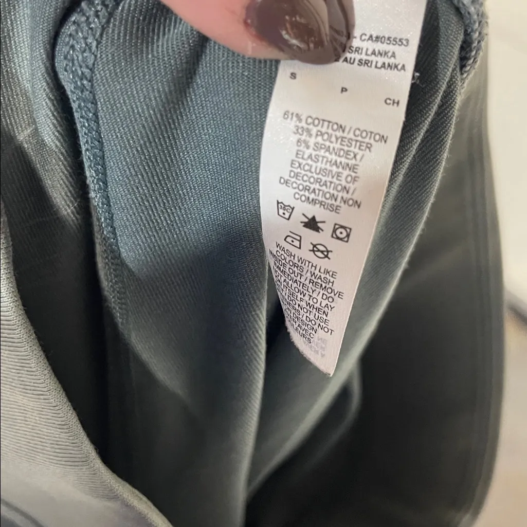 NIKE WOMENS GREEN COTTON BIKER SHORT SMALL - Image 4