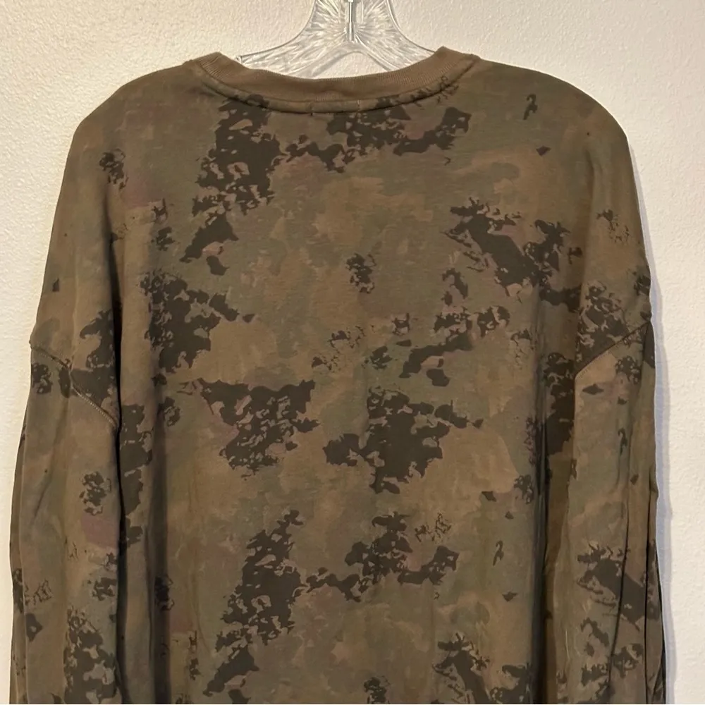 Rails Reeves Knox Camo Raw Hem Oversized Sweatshirt Medium 801-361A-2275 - Image 6