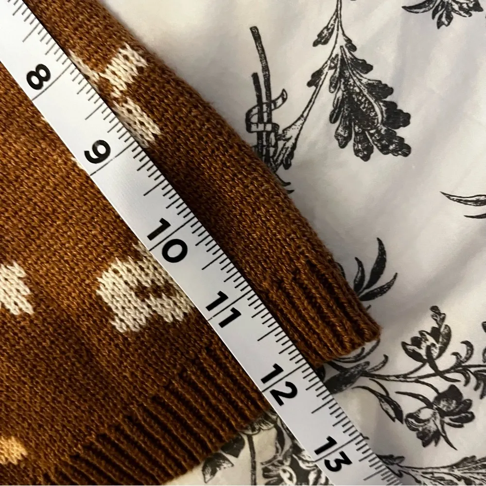 flowered cardigan sweater size xs - Image 4