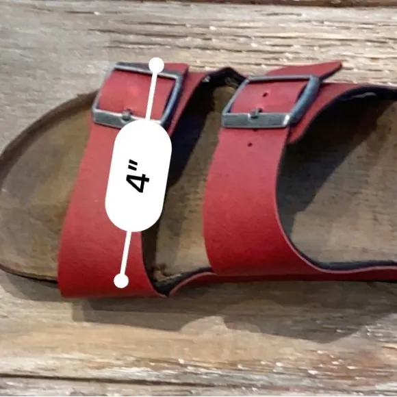 Birkenstock Women’s Size (See pics for measurements)‎ Red Arizona Sandals - Image 9