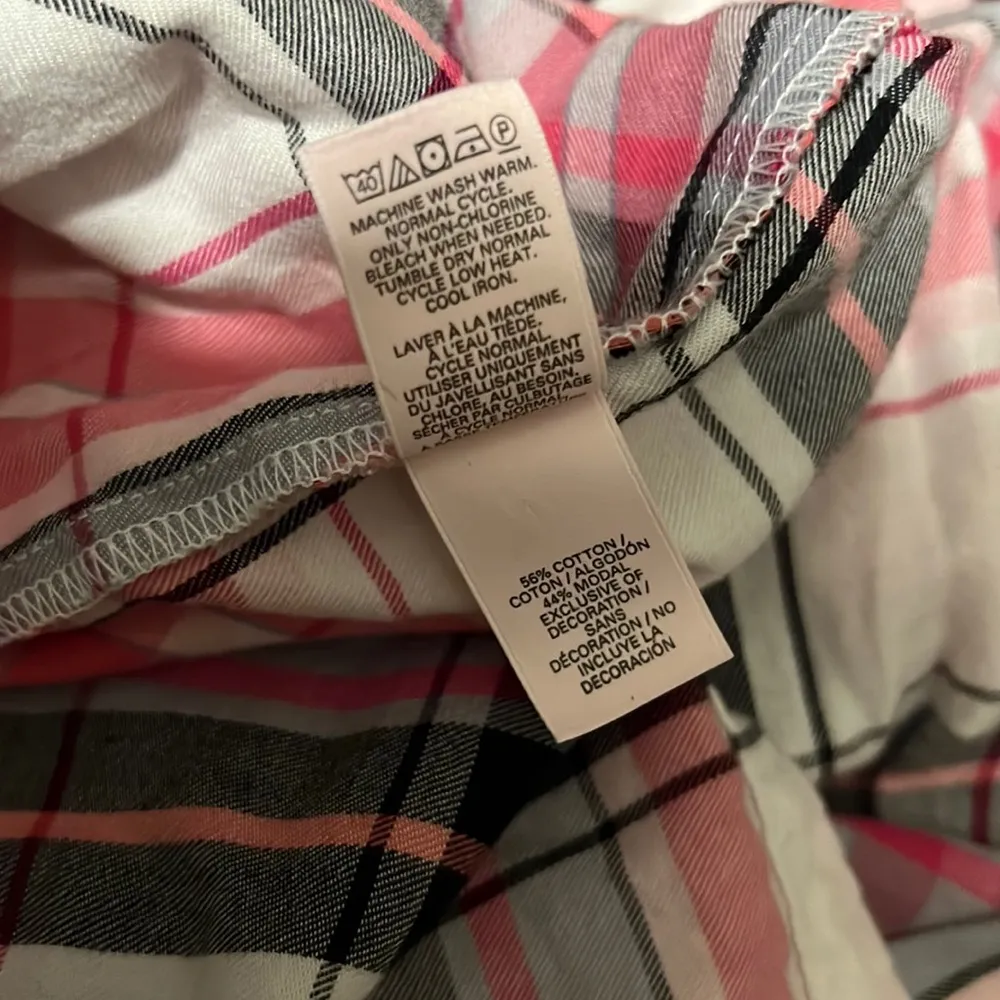NWOT Victoria’s Secret Pink Plaid Sleep Shirt - Image 5