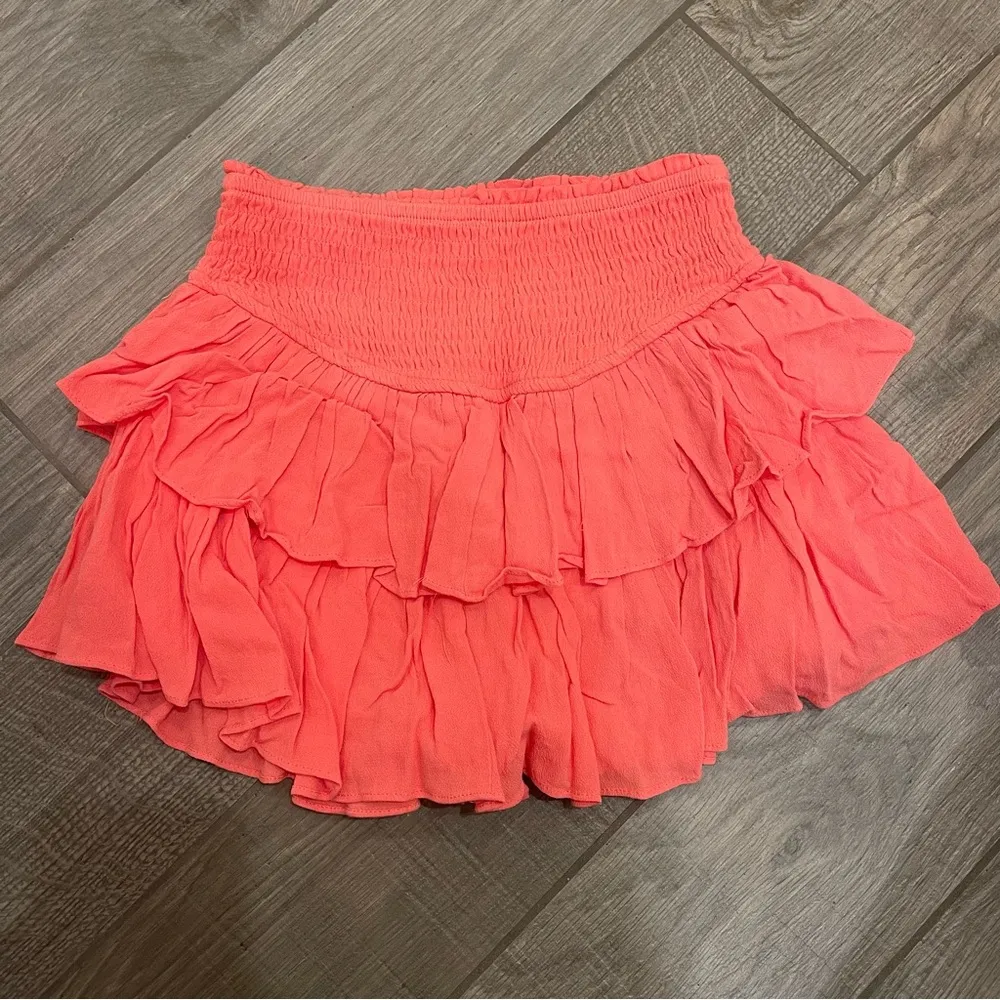 Rock n Rags Sunshine Daydream Skirt Coral - Image 2