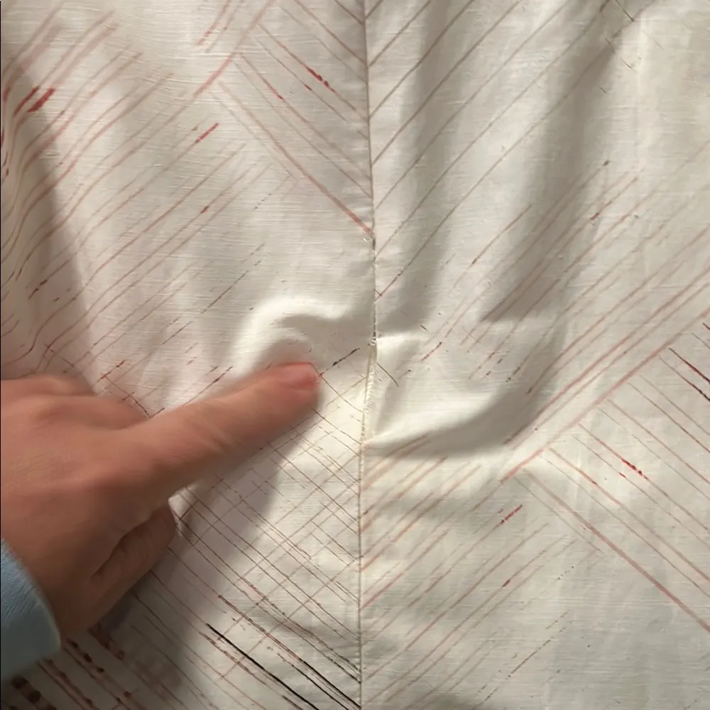 White House Black Market Cream Ruched asymmetrical Midi Dress - Image 6