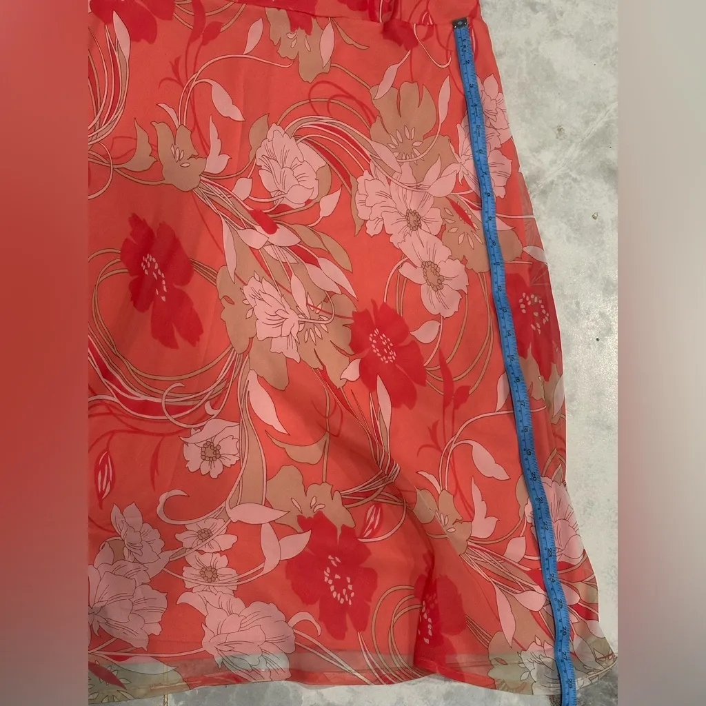 Merona Red Spaghetti Strap Sundress Midi - Image 7