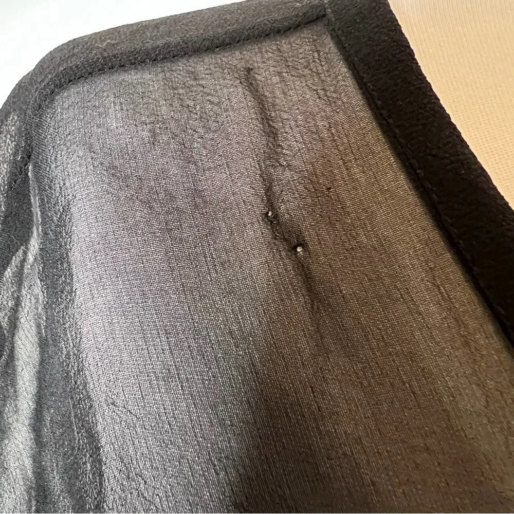 Barbara Bui silk sequin owl top semi sheer sz 38 - Image 8