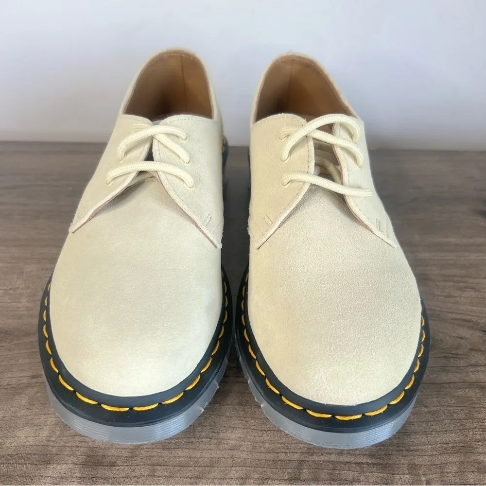 Dr. Martens 1461 Iced Suede Cream Oxford Unisex Shoe Size 7 or 8 #039 - Image 3