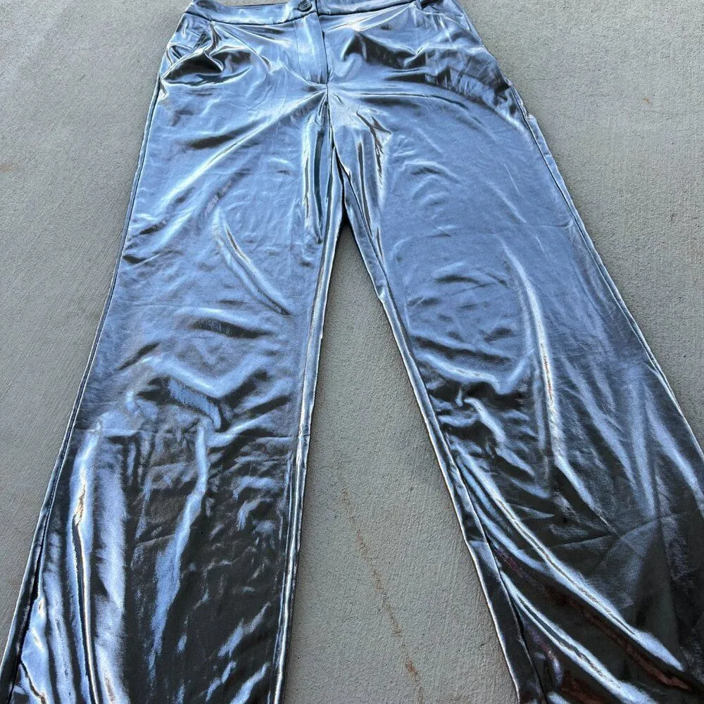 Sincerely Jules medium silver pants Black - Image 6