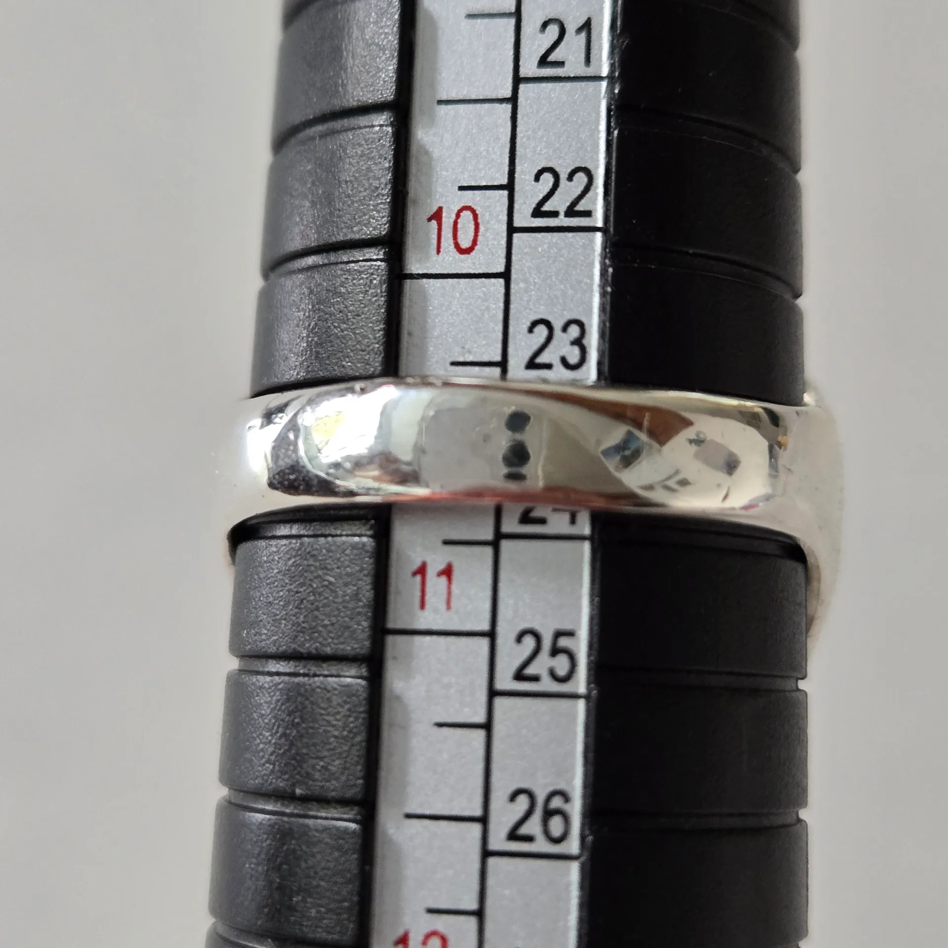 Turquoise and Silver Ring Blue - Image 8