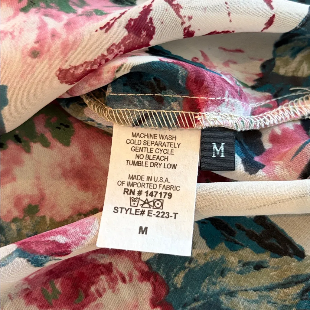 NWT Evereve Allison Joy Kristy Ruffle Top Sz M - Image 9