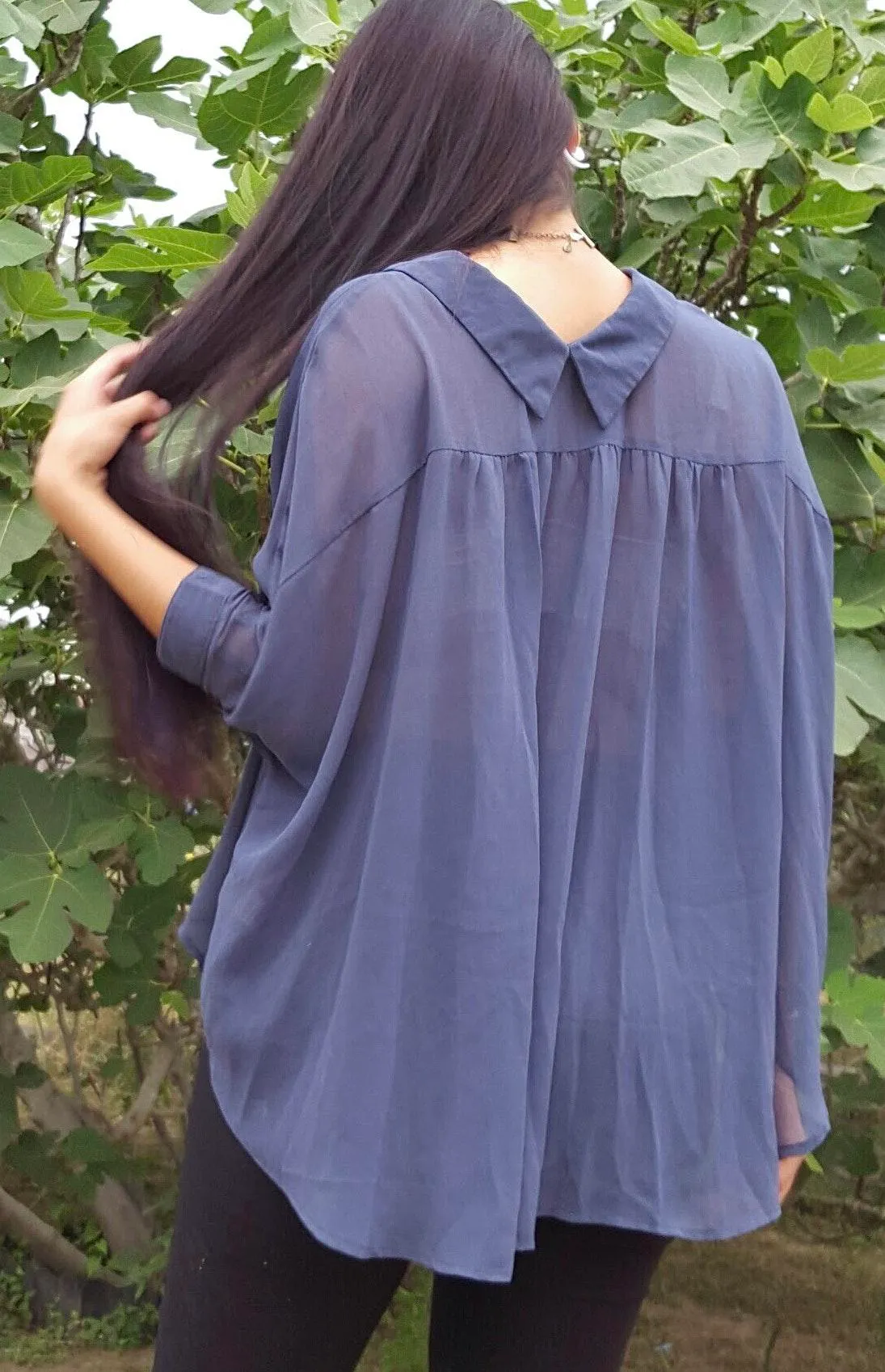 Blue high low top - Image 3