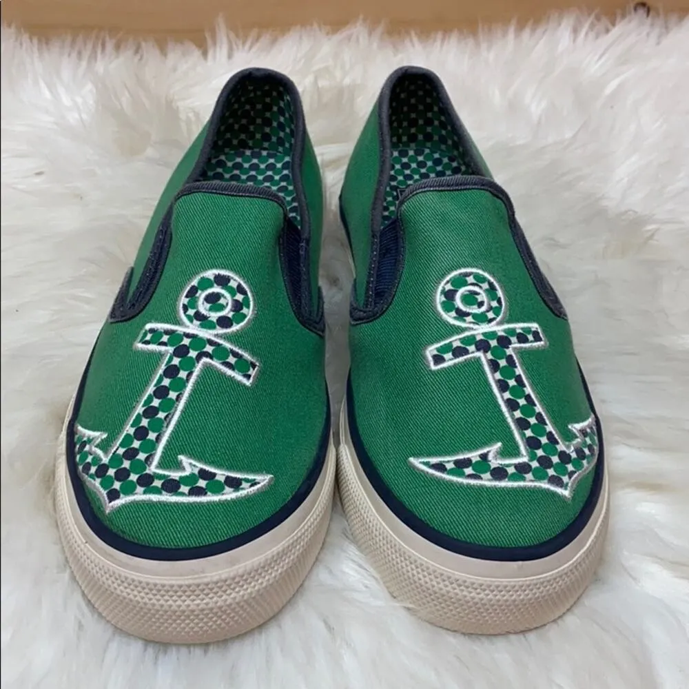 Sperry RARE Anchor Top-Sider Slip On Shoes - Image 2