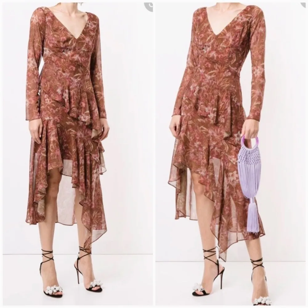 Marchesa Notte cocktail dress NWT Red Size 2 - Image 3