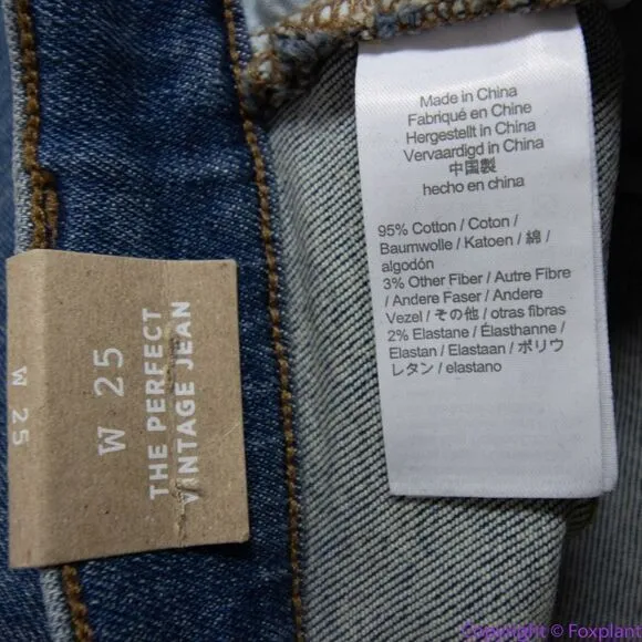NEW Madewell the‎ Perfect Vintage Jean in Melgrove Wash, 25 - Image 16