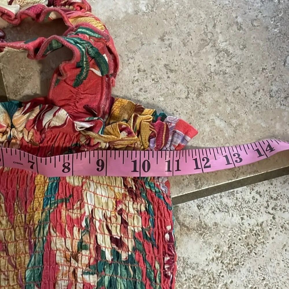 Farm Rio Lotus Floral Mini Dress In Floral Iza - Image 10