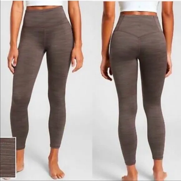 Athleta Elation Space Dye 7/8 Tight Coffee House - Image 2