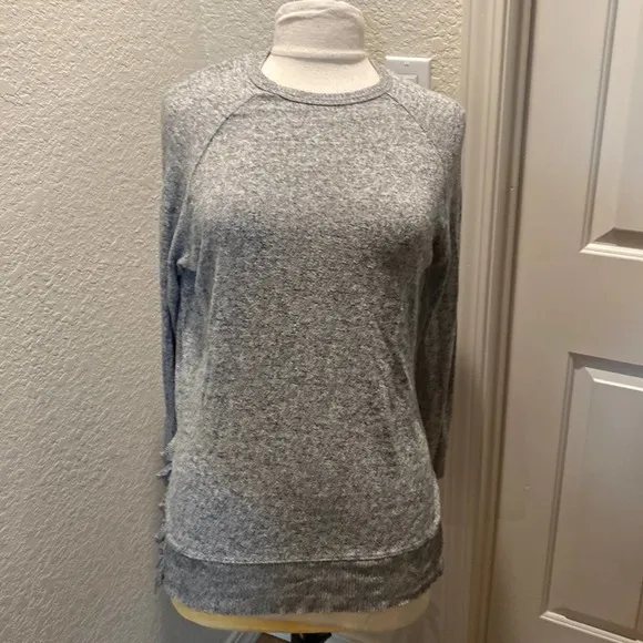 Anthropologie Postmark Lightweight Ruffle Hem Pullover Sweater EUC Sz S - Image 16