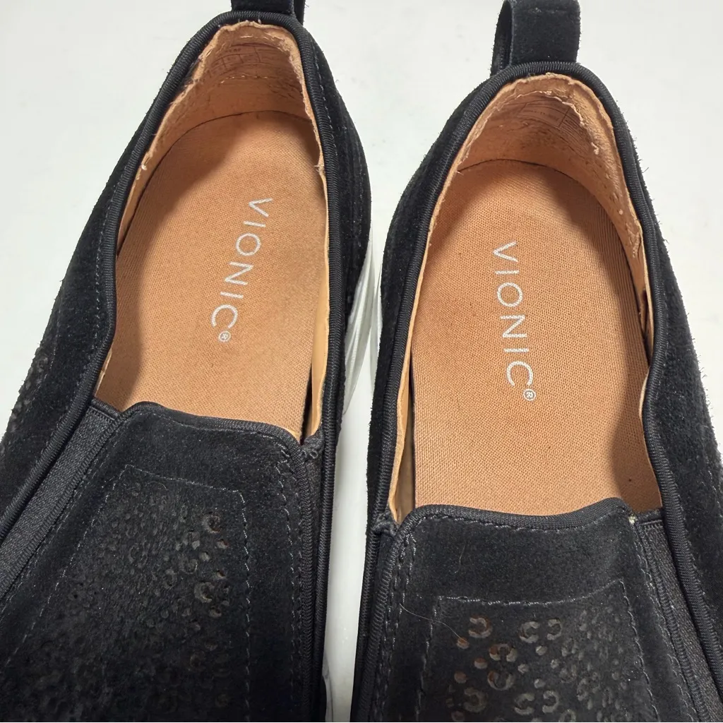 Vionic Kimmie Perf Women's US 9 Slip On Supportive Sneaker black - Image 8