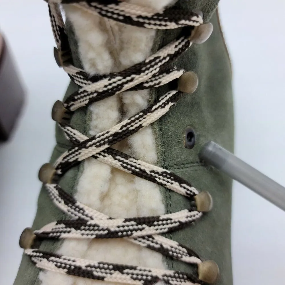 Skechers Suade Women's Trail Troop Mid Calf Sherpa Hiking Boot Sz 8 READ - Image 10