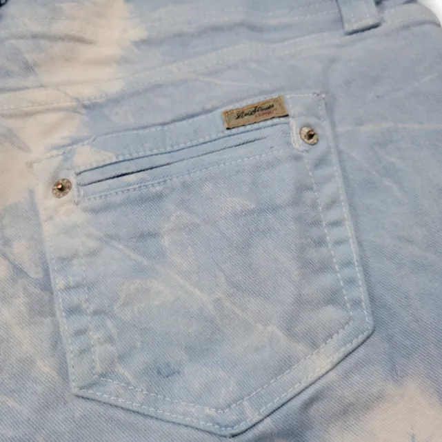 Levi Strauss Signature Shorts Size 7 W33"xL3.5" Stretch Denim Shorts Jean Shorts  - Image 4