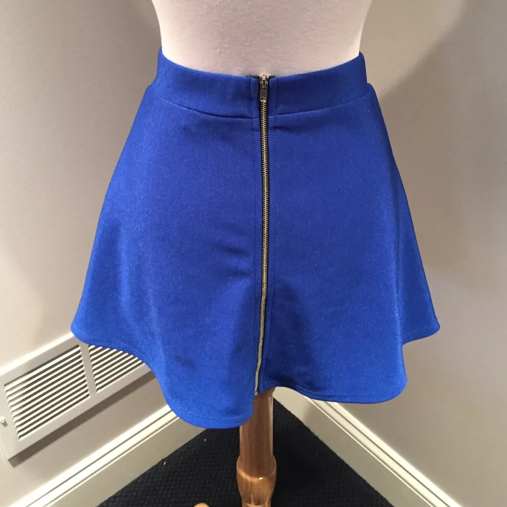 B Jewel Royal Blue Skater Skirt - Image 4