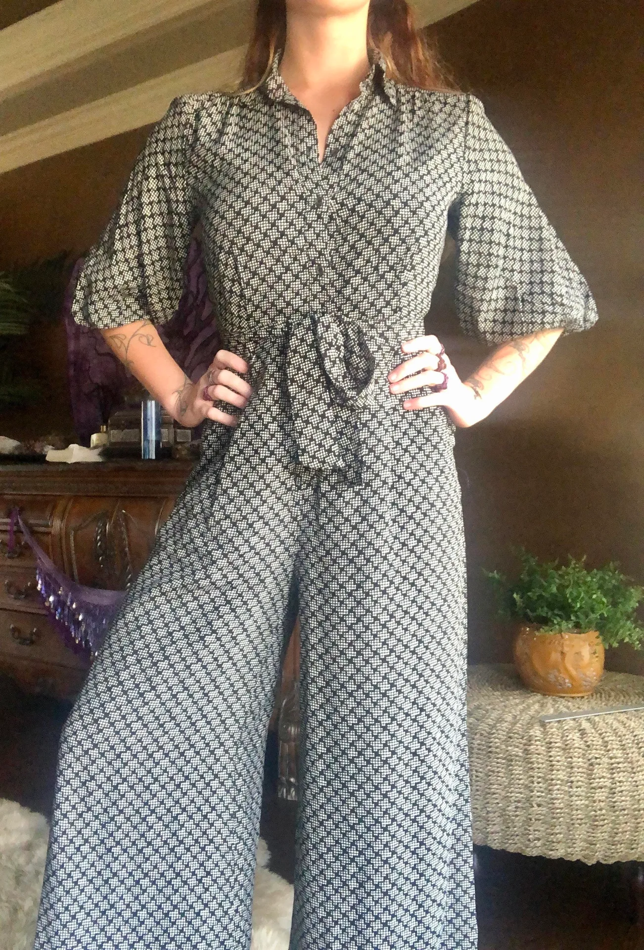 Jumpsuit Romper Unique Patterned - Image 3