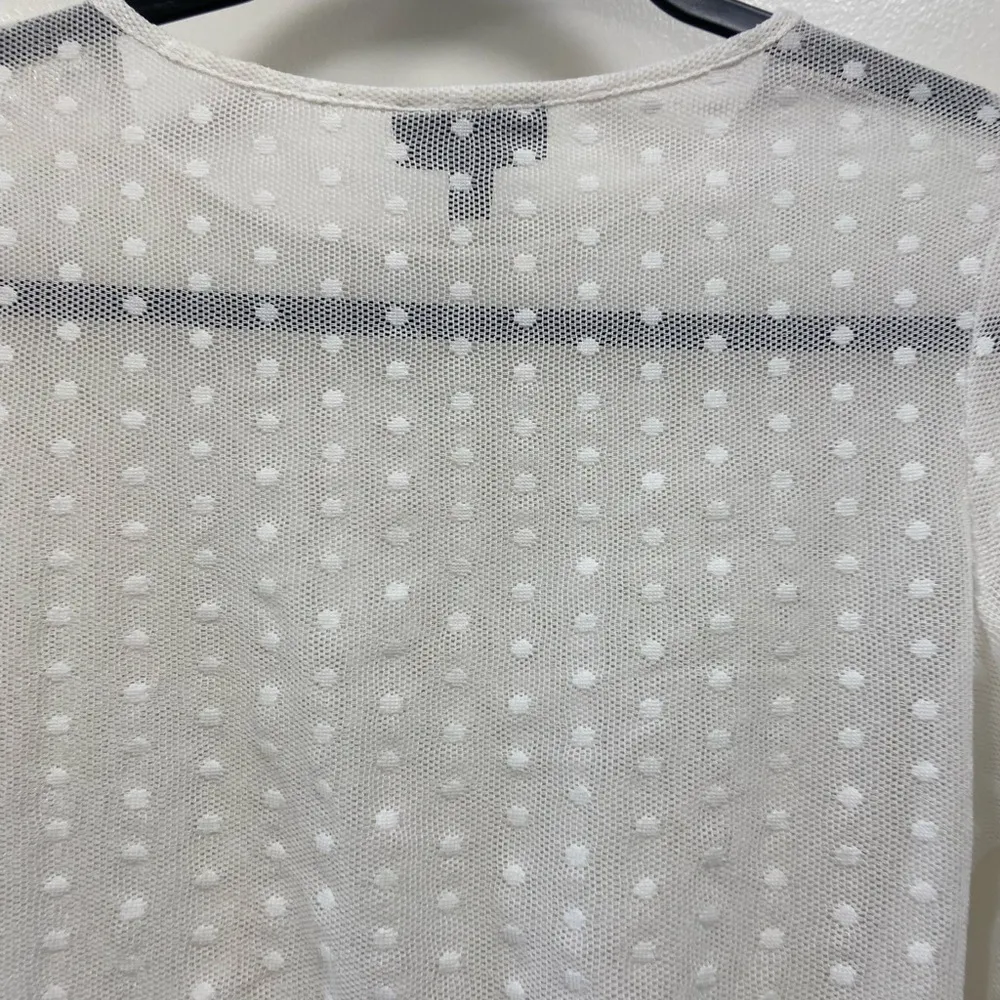 Topshop Women’s white lace long sleeve bodysuit size 4 - Image 7