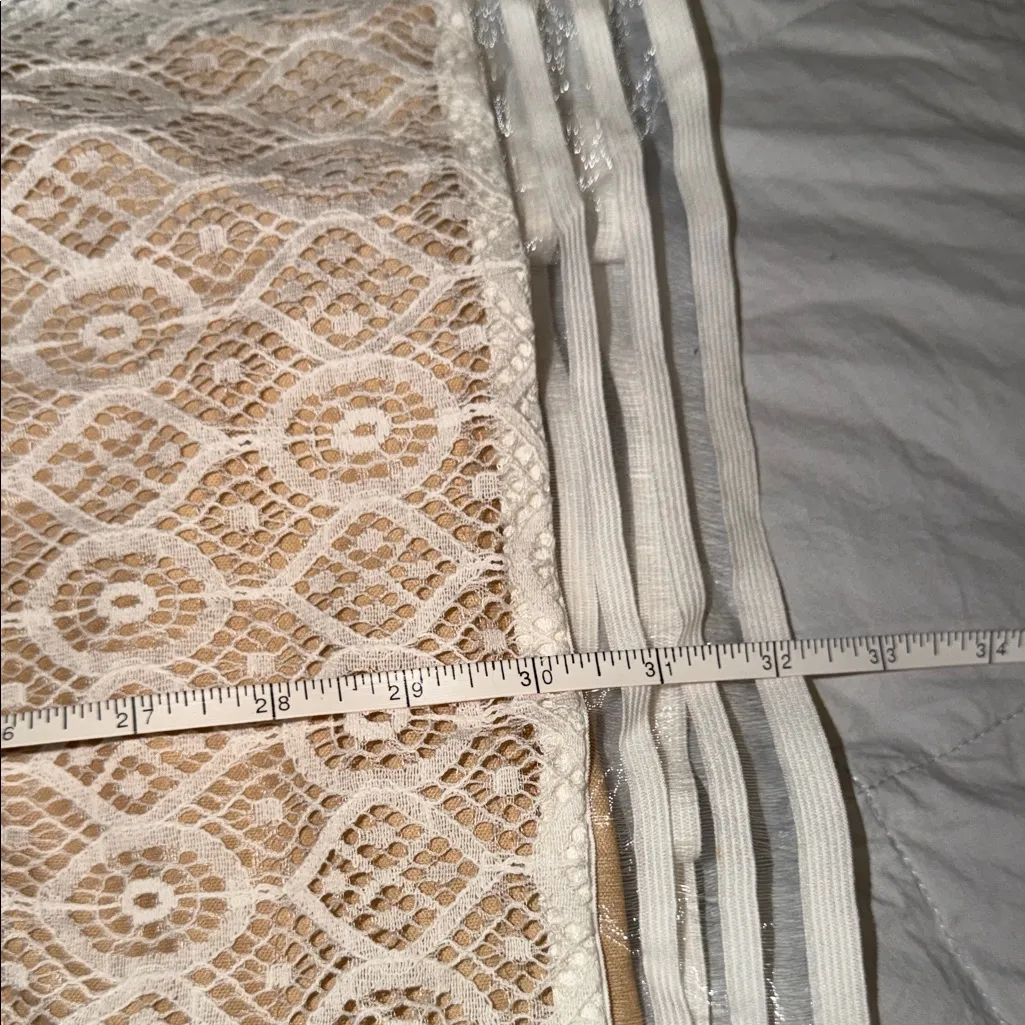 Baltic Born Elegant Cream Lace Dress S - Image 12