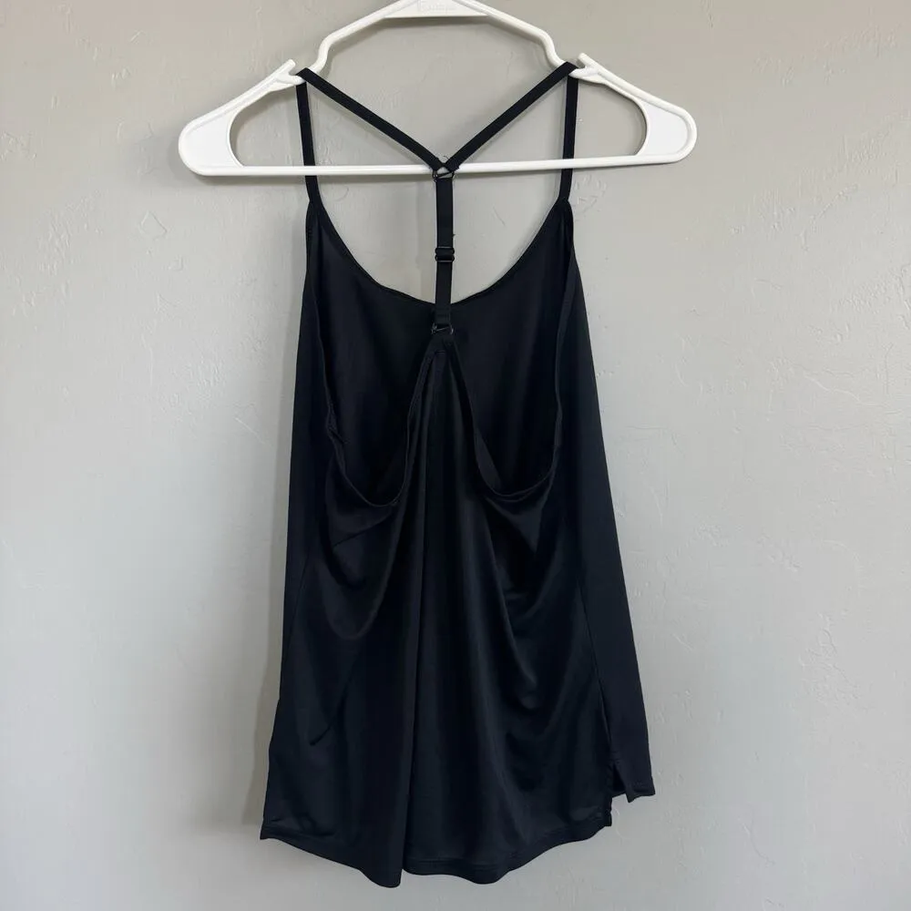 Nike Woman’s Racerback Dri-Fit Black Tank Top Size M Activewear DD4941-010 - Image 2