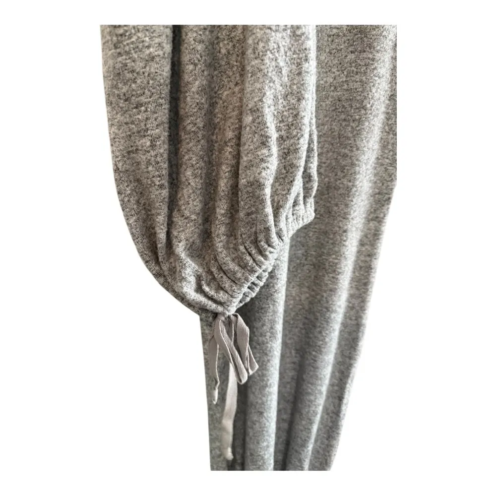Free People Intimately Free Bunny Cuddle Jogger Tie Leg Heather Gray Boho - Image 5