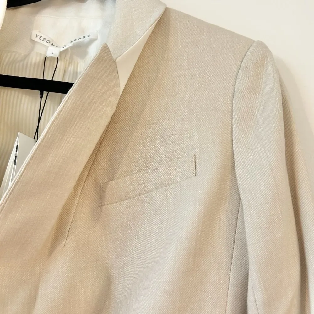 Veronica Beard  Two Toned Linen Braeton Dickey Jacket Size 4 NWT - Image 8