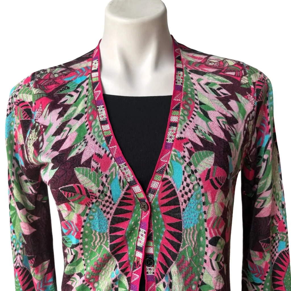 Custo Barcelona Multi-colored Cardigan, Sz 2 - Image 9