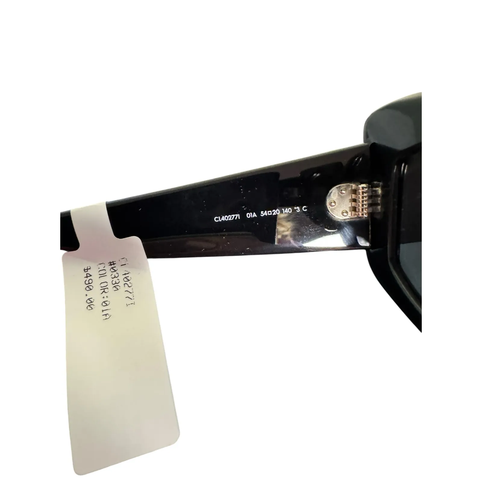 Celine NWT Bold Three Dots 54MM Butterfly Sunglasses in Black - Image 7