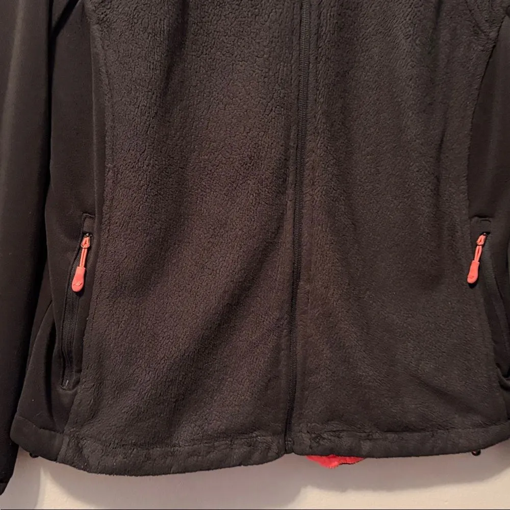 New Balance Black and Red Fleece Jacket - Image 4