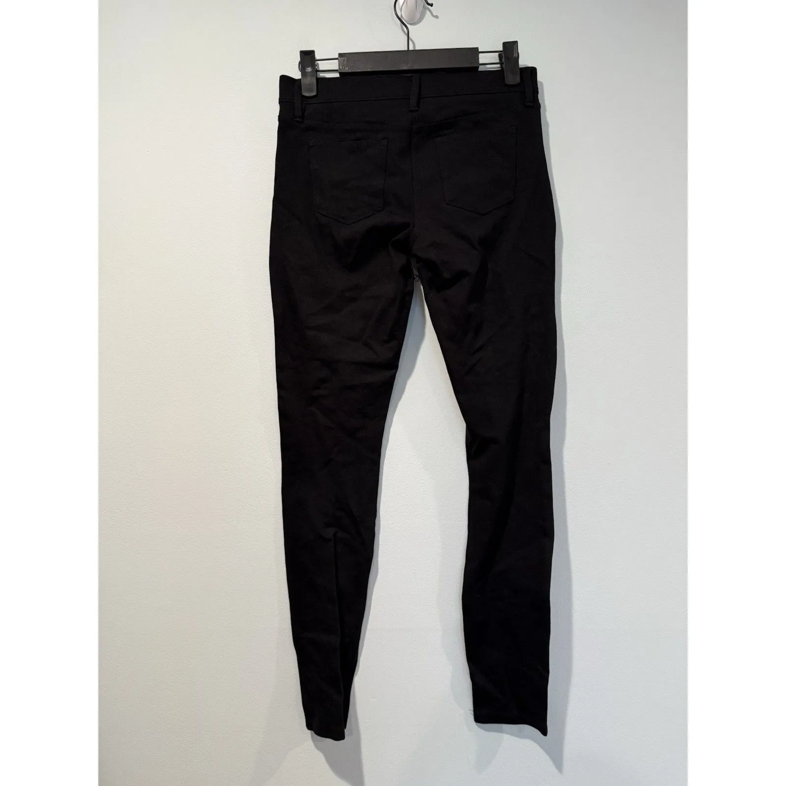 J Crew Gigi Pant Womens 0 Black Stretch Slim Leg Workwear Minimal Capsule Travel - Image 2