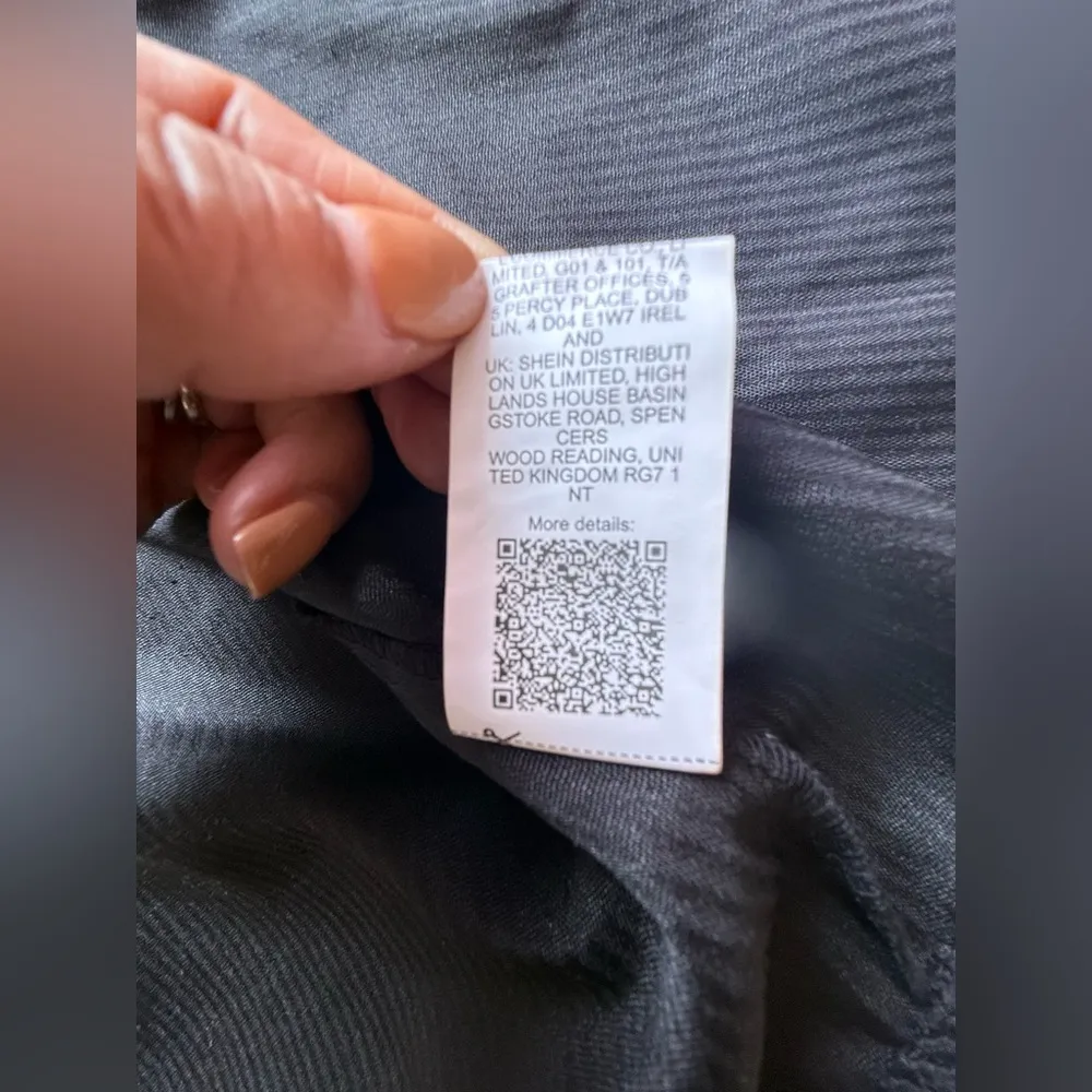 Romwe Black black  hooded Button Up Shirt Jacket Shacket Sz M  full button - Image 13